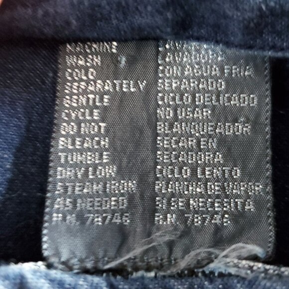 Womens Floral Embroidered Vest M Blue Lightweight Denim Cottagecore Boho Granny - Picture 6 of 6